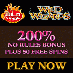 Wild Vegas Casino Bonus Code 50 Free Spins + 200% Bonus
