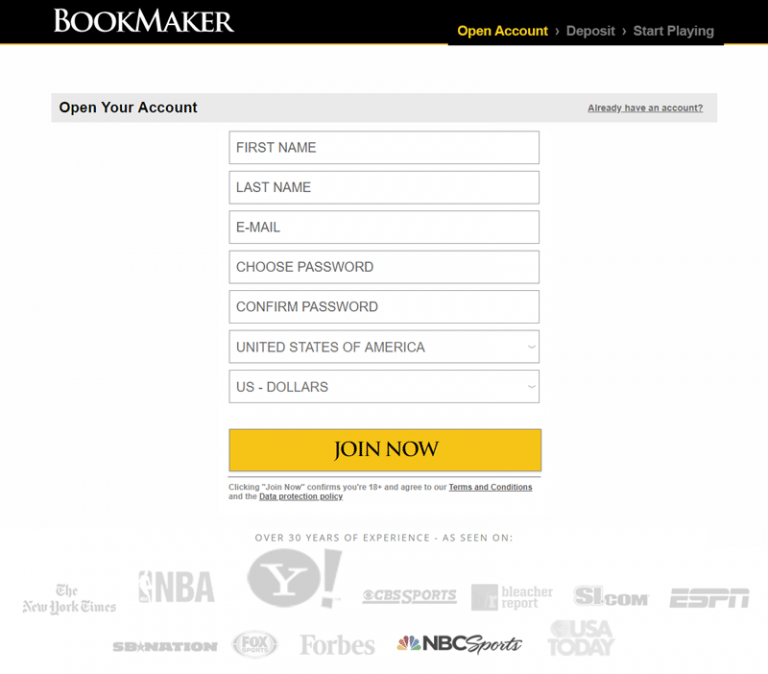 bookmaker promo code