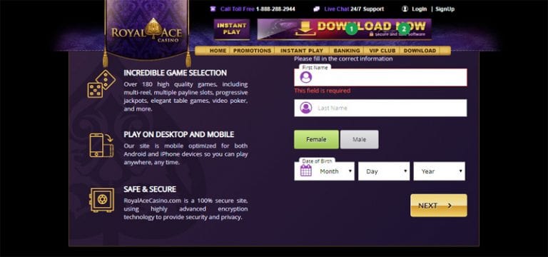 royal ace new casino bonus codes 2024