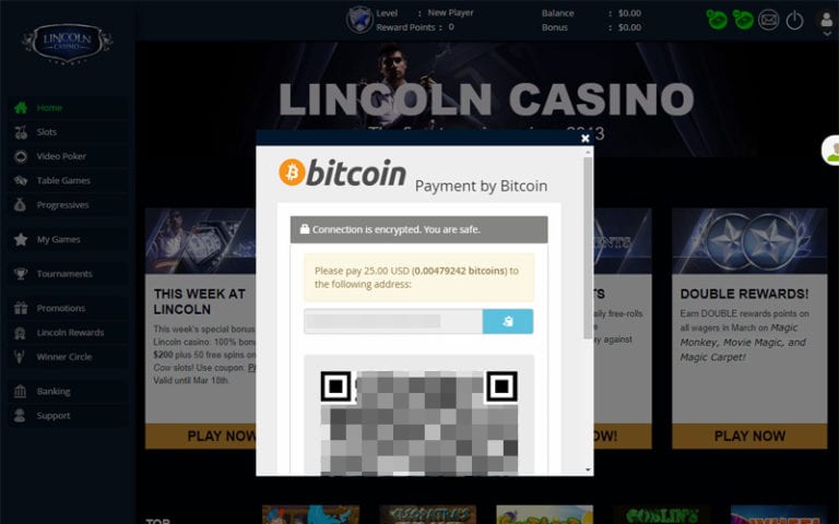 lincoln casino bonus code