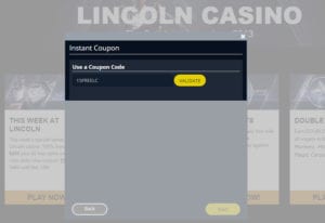 lincoln casino deposit bonus codes
