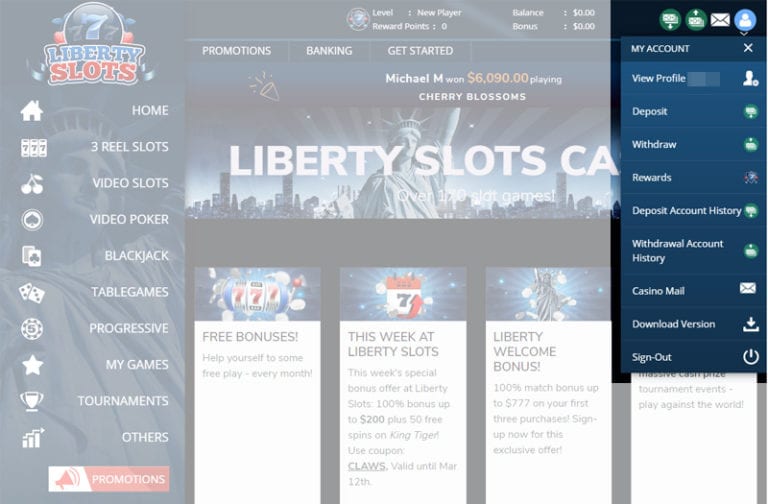 Liberty Slots Casino No Deposit Bonus and Other Bonus Codes Jan 2024