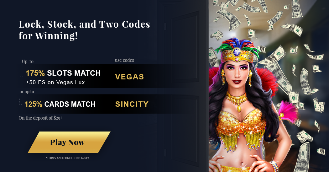 exclusive casino bonus codes 2024